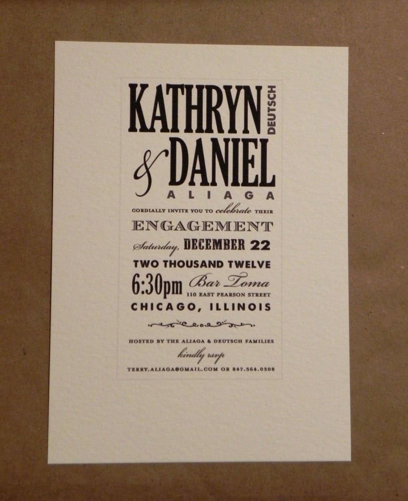 Betrothal Invitation Template