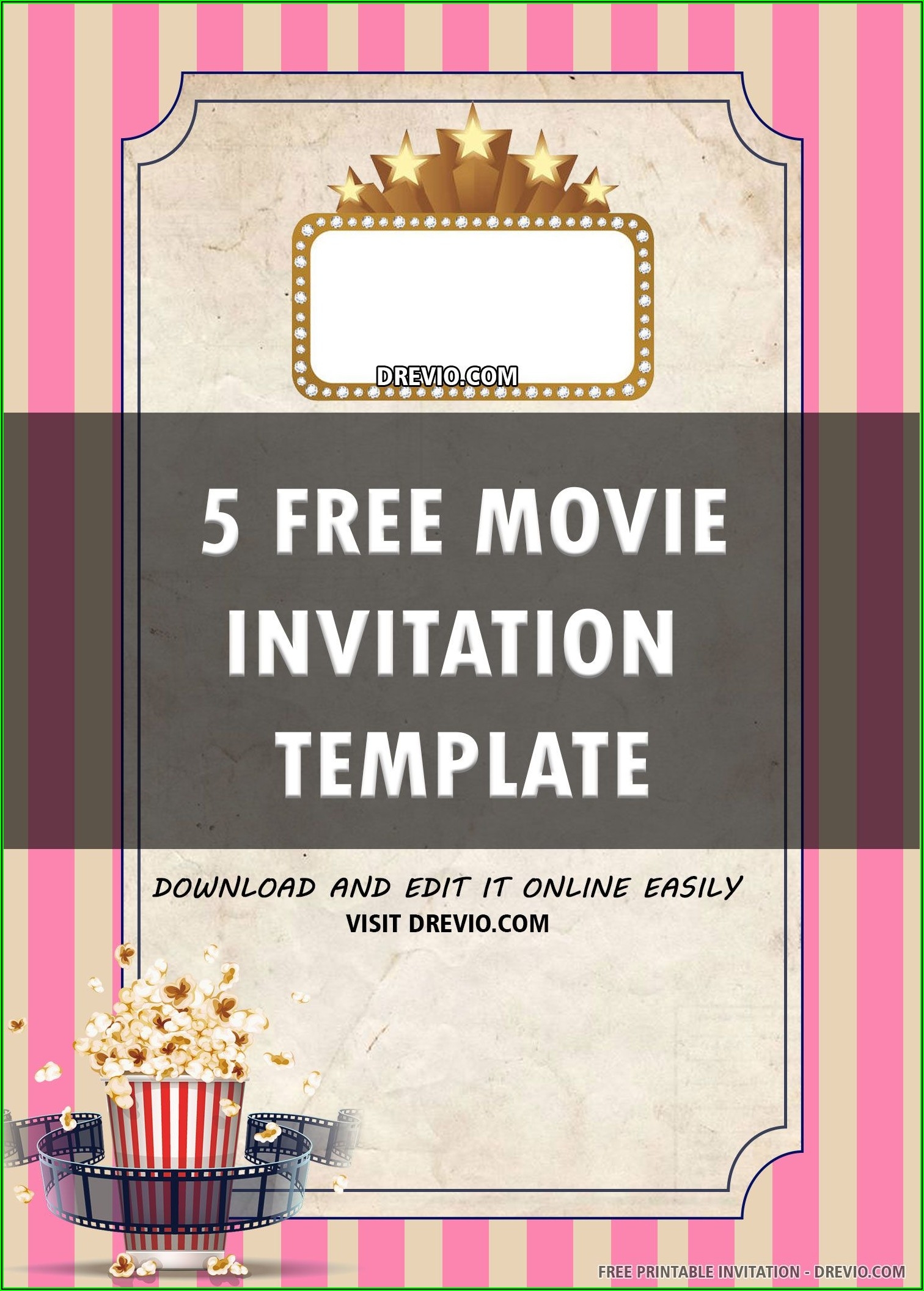 bingo invitation template