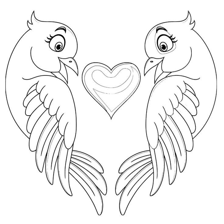 Bird Coloring Book Page Artofit