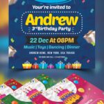 Birthday Invitation Card Psd Template Free Infoupdate
