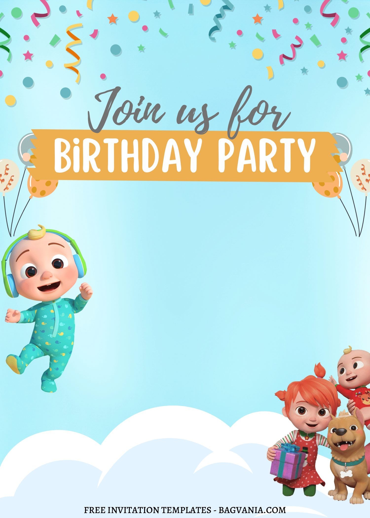 invitation templates for birthday party