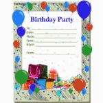 Birthday Invitation Templates Google Docs