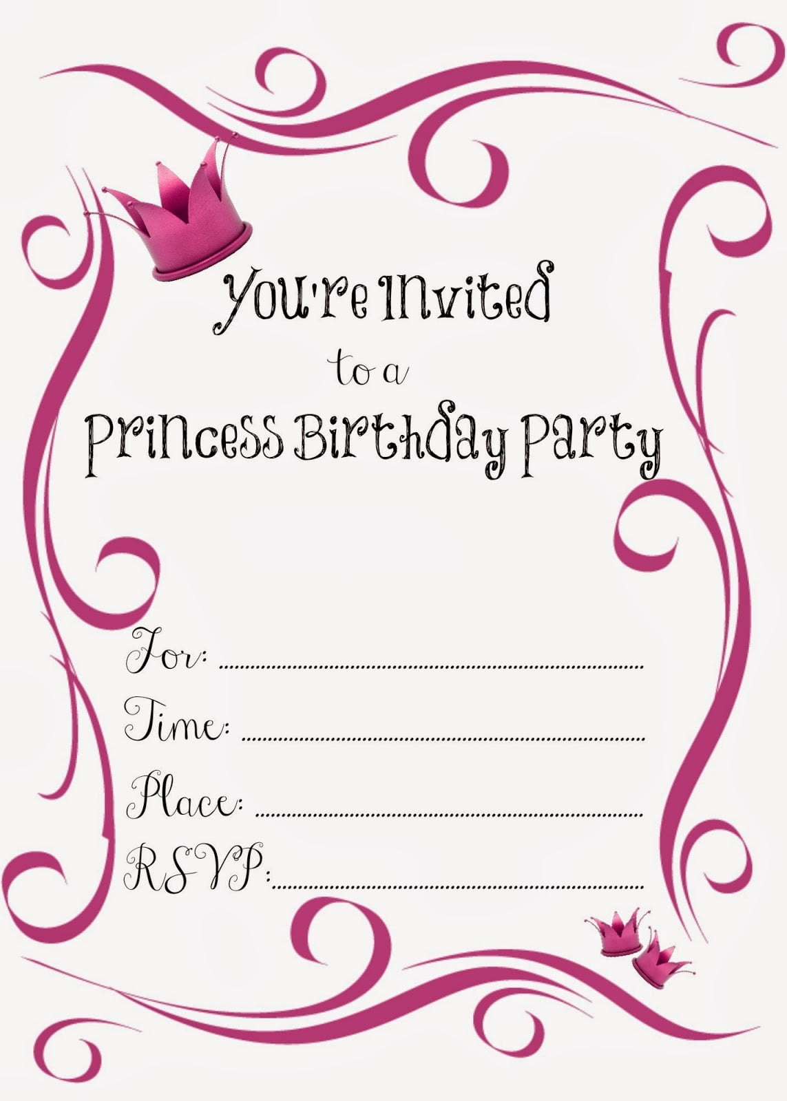 free templates for party invitations