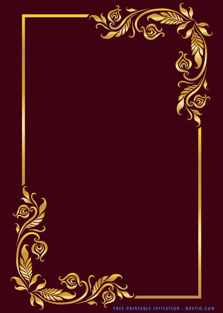 Black And Red Wedding Invitation Templates