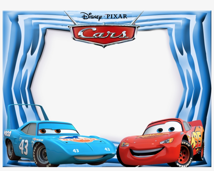 Blank Cars Birthday Invitation Template