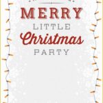Blank Christmas Invitation Templates Free Of Blank Christmas Party