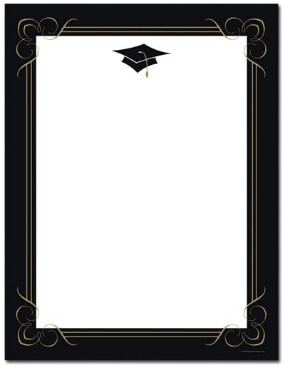 Blank Graduation Invitation