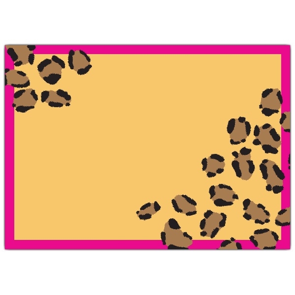 leopard print invitations templates free