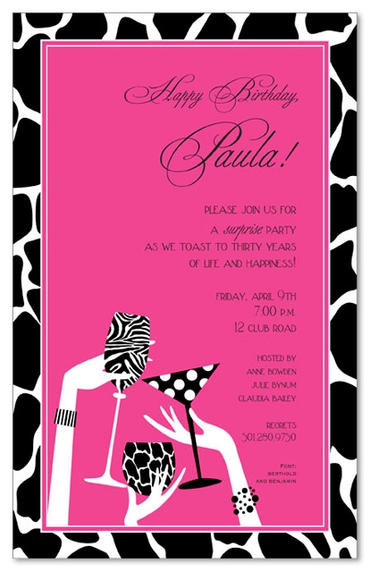 Blank Leopard Print Invitations ClipArt Best