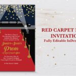 Blank Prom Invitation Template Social Media Template