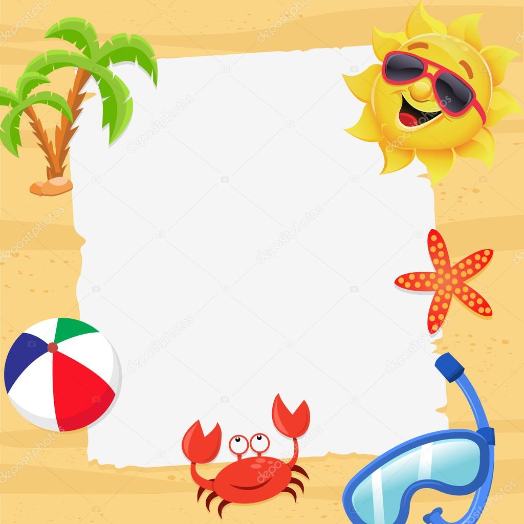 Blank Summer Invitation Template