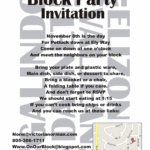 Block Party Invitation Examples