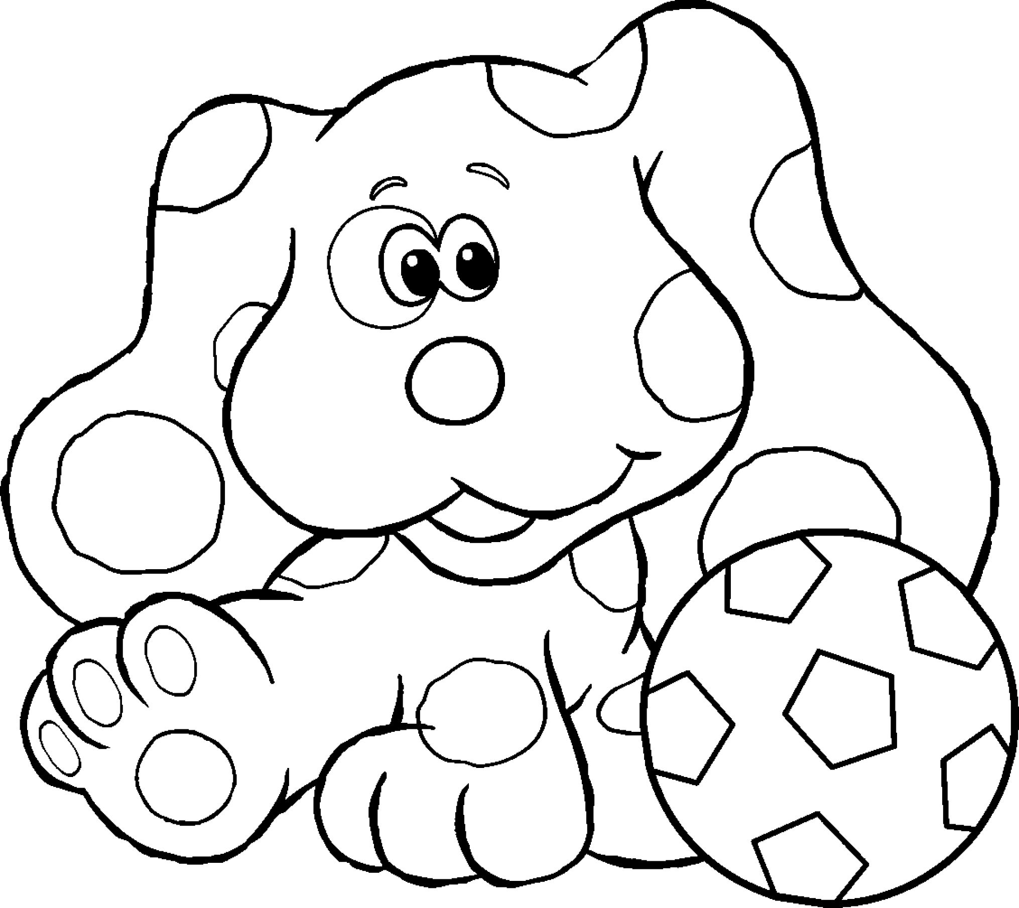Blues Clues Color Pages Coloring Home