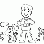 Blues Clues Printable Coloring Pages Coloring Home