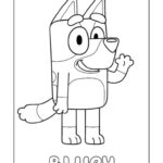 Bluey Coloring Pages For Kids