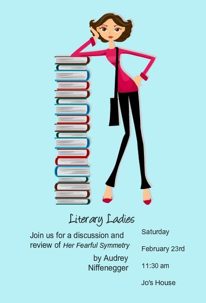 book club invitation template free