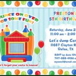 Bounce House Invitations Template Free Template 2 Resume Examples