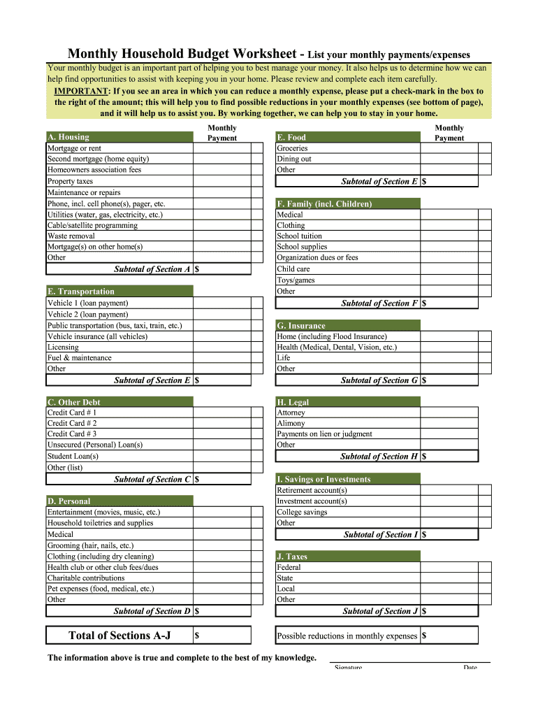 Budget Pdf Worksheet Budgeting Worksheets
