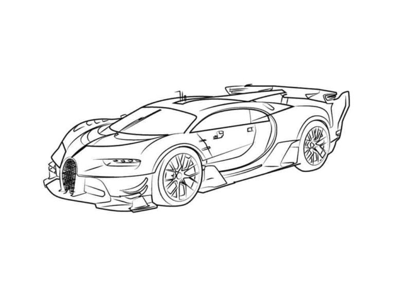 Bugatti Coloring Pages
