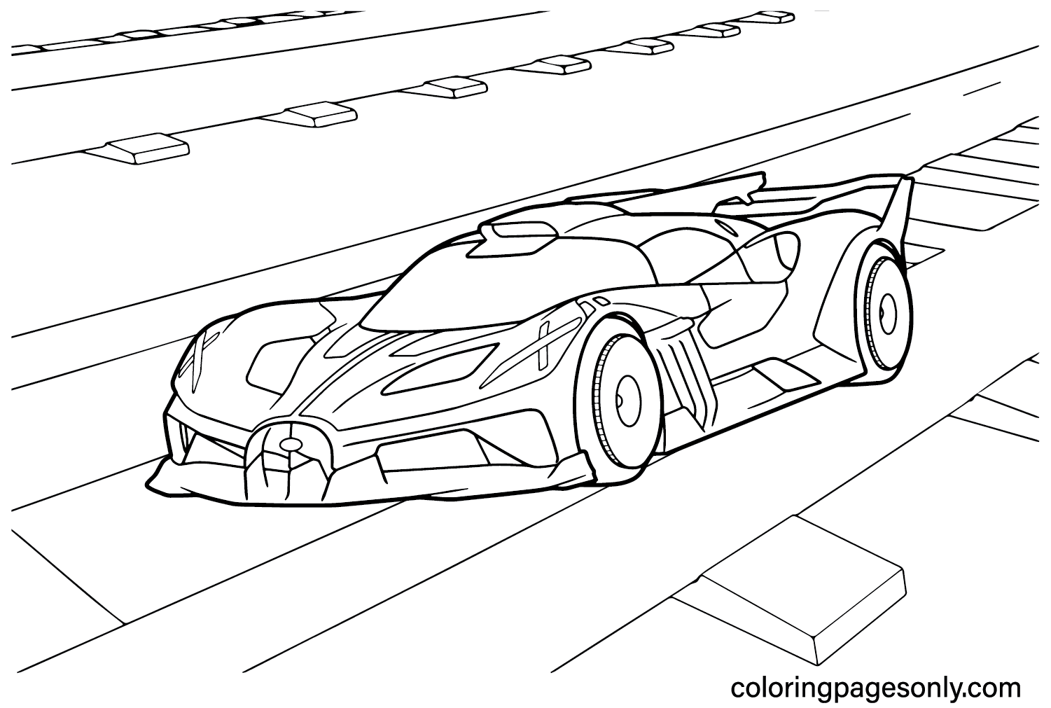 Bugatti Coloring Pages To Printable Free Printable Coloring Pages