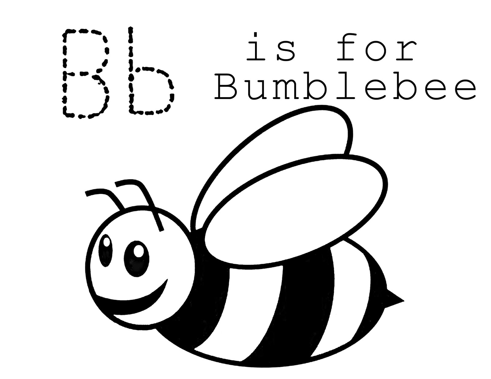 Bumble Bee Coloring Page At GetDrawings Free Download