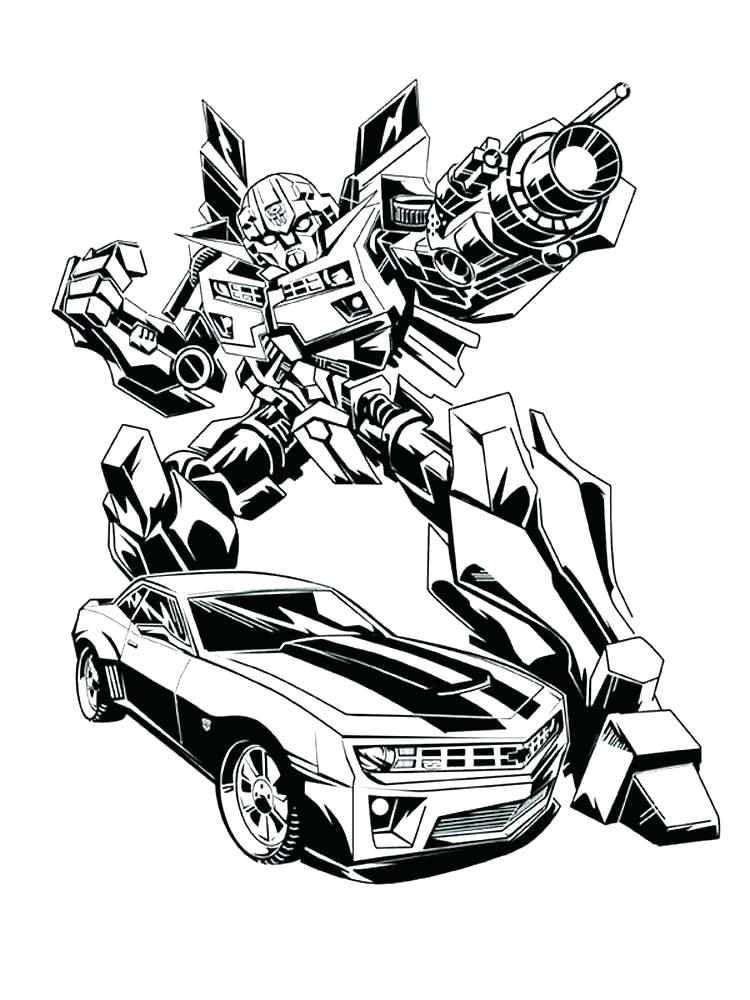 Bumblebee Transformer Coloring Page At GetColorings Free 