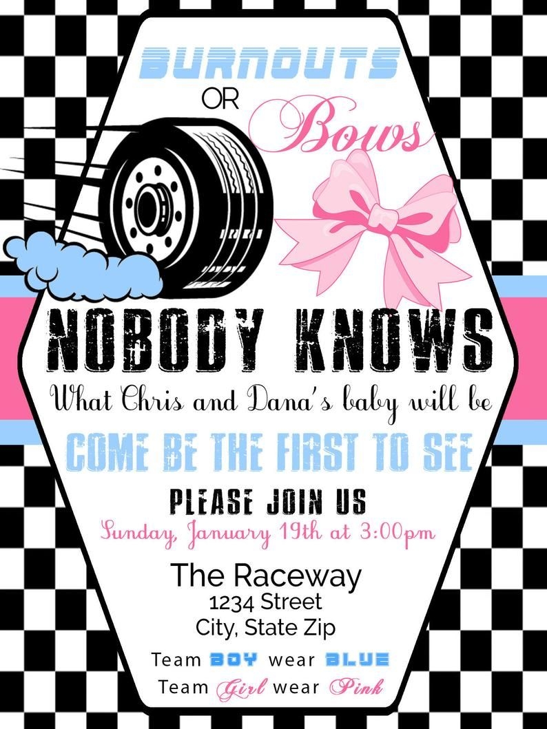 boots or bows invitation template free