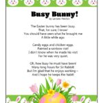 Busy Bunny Easter Poetry For Children Woo Jr Kids Activities