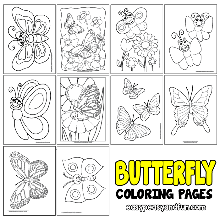free printable coloring pages butterfly