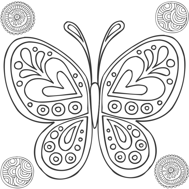 Butterfly Mandalas 117387 Mandalas Free Printable Col Vrogue co