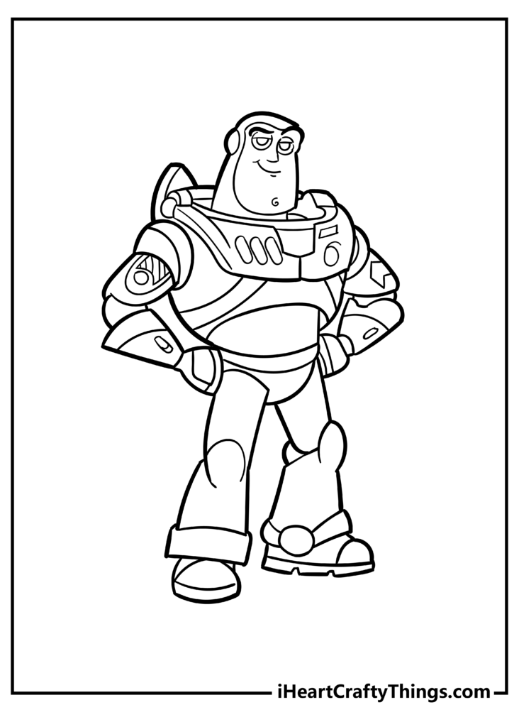 Buzz Lightyear Coloring Pages Coloring Nation