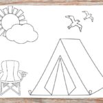 Camping Color Pages Life Is Sweeter By Design