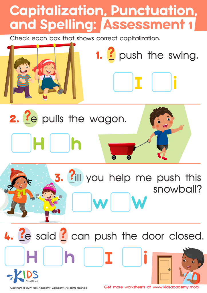 Capitalization Free Printable Punctuation Worksheets Worksheets 