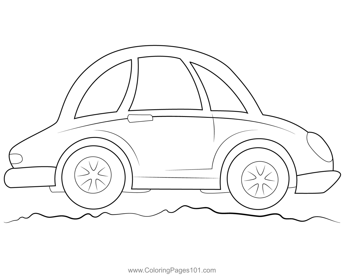 Car Coloring Pages Coloring Page For Kids Free Cars Printable Coloring 