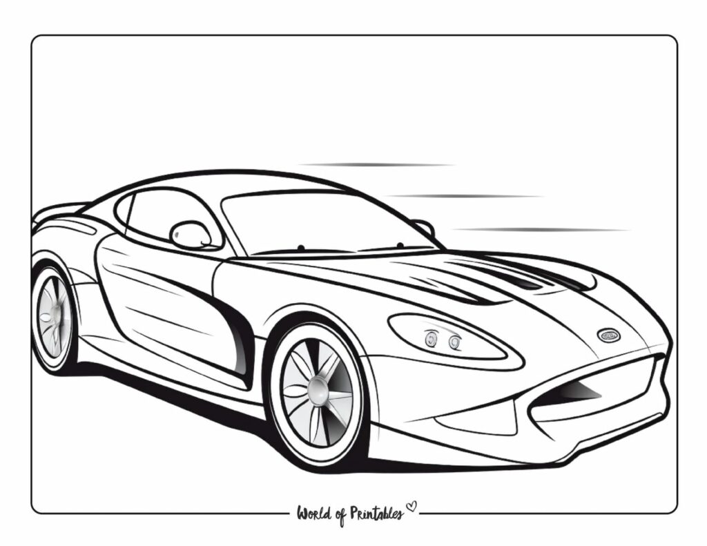 Car Coloring Pages Coloring Pages Cars Pdf Car Popular Simple