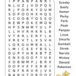 Cartoon Network Printable Word Search Free Printable Infoupdate