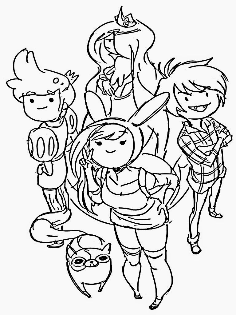 Adventure Time Coloring Pages