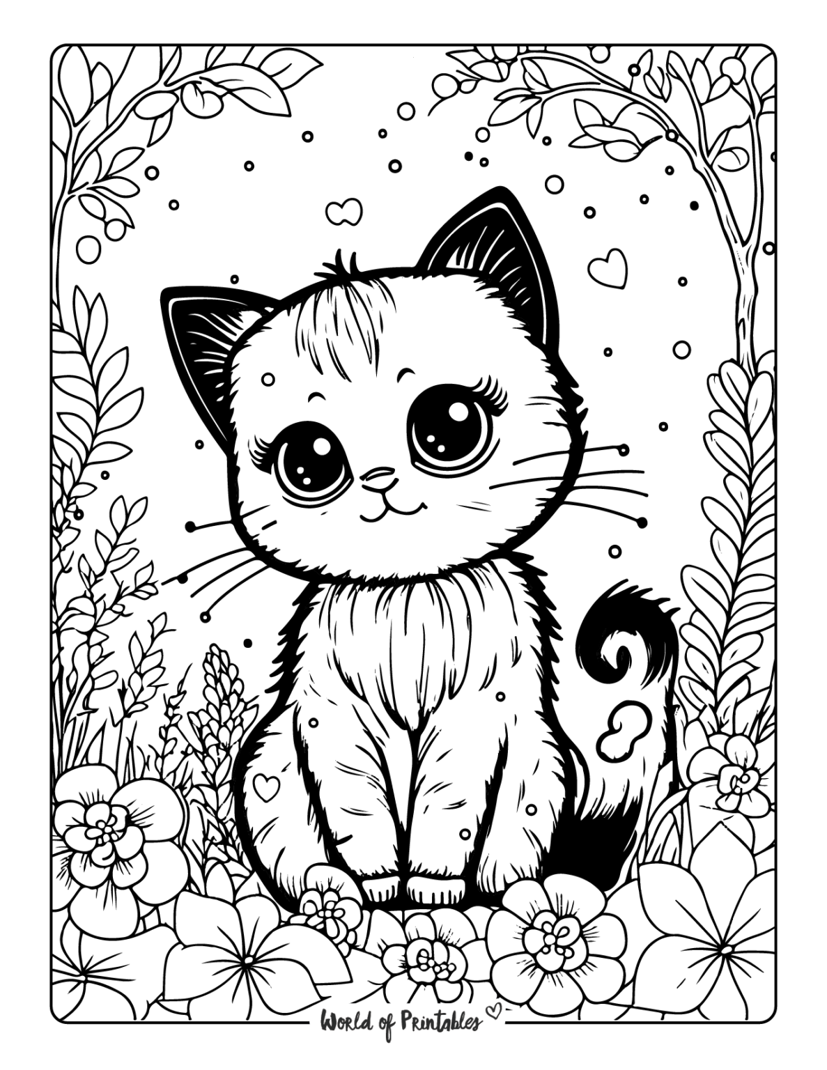 printable pictures of a cat
