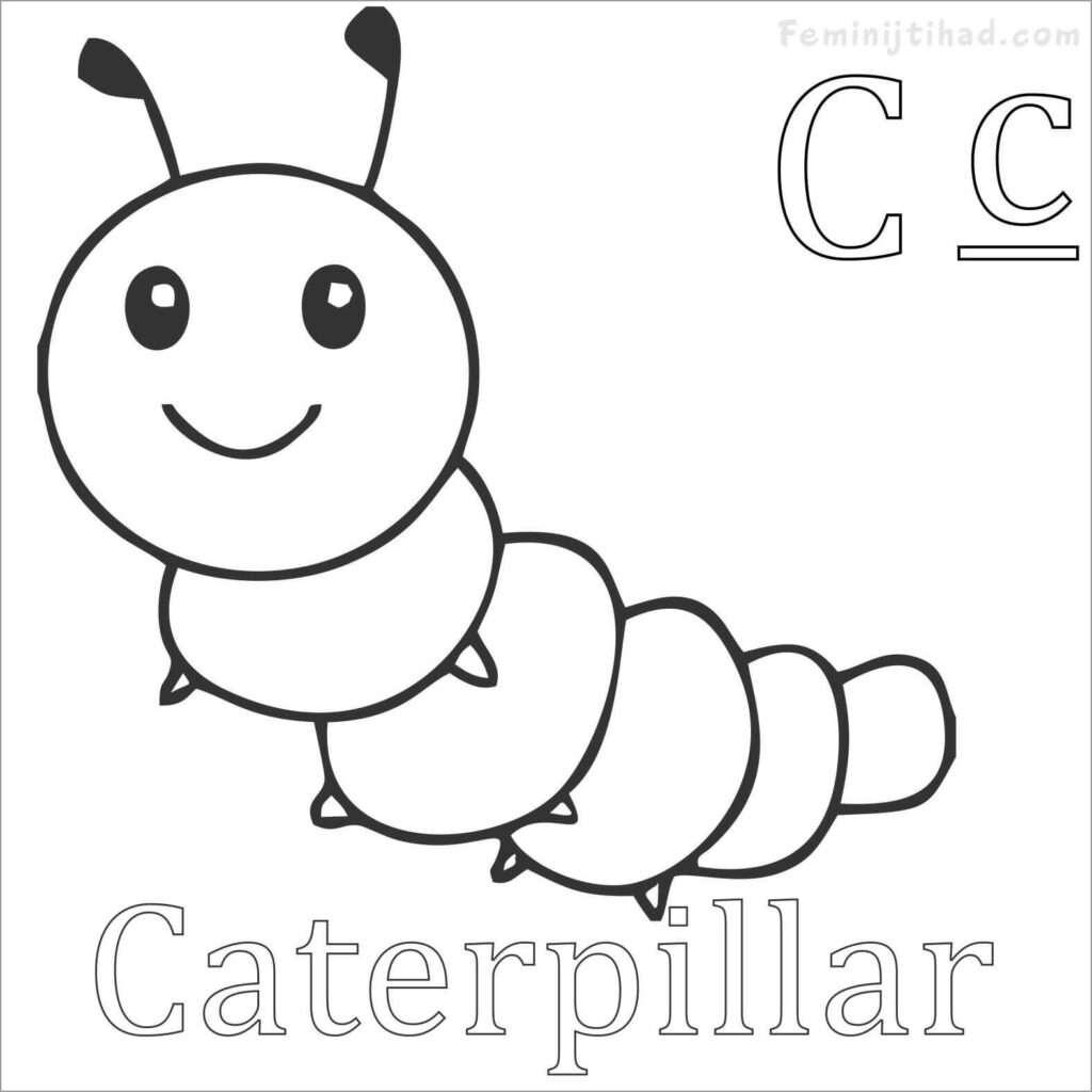 Caterpillar Coloring Pages ColoringBay