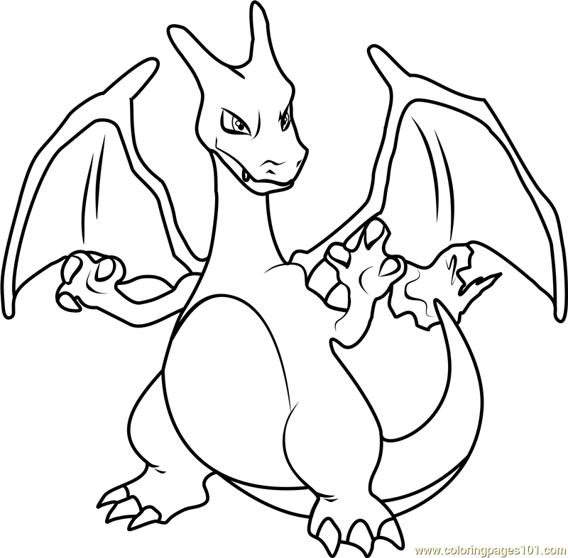 Charizard Pokemon Coloring Pages