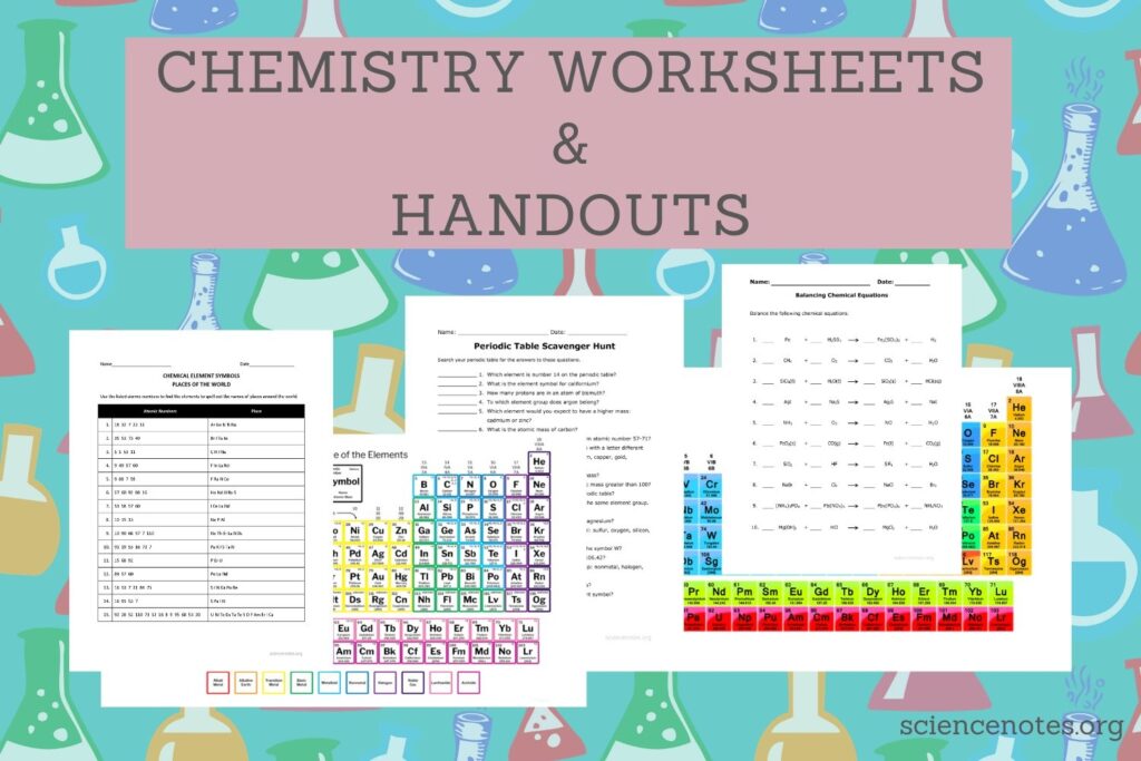 Chemistry Worksheets Enhance Your Learning With Comprehensive Exercises