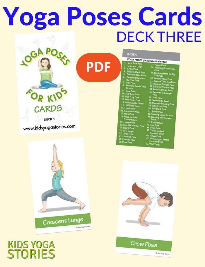 Children S Yoga Poses Cards Printable Infoupdate