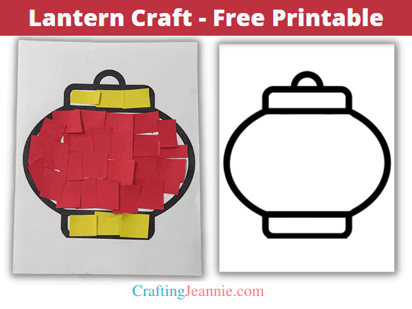 Chinese New Year Lantern Craft Printable Image To U