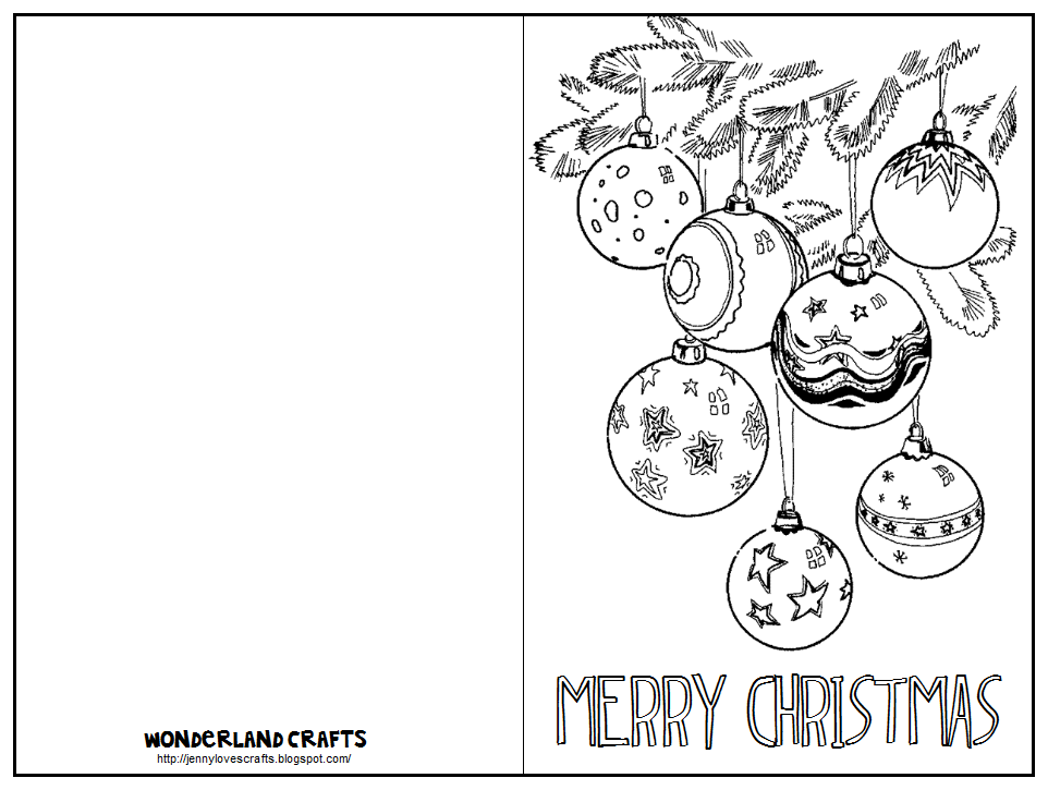 Christmas Card Printable Coloring Pages At GetDrawings Free Download