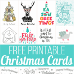 Christmas Cards Free Printable FREE Printable A Z