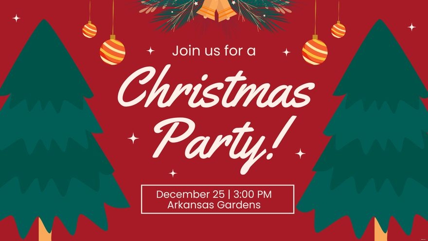 christmas party invitation template email