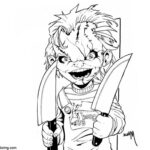 Chucky Color Page Chucky Doll Coloringhome Albanysinsanity 60bd Swiss