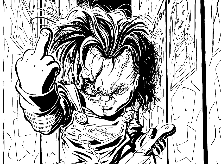 Chucky Color Page