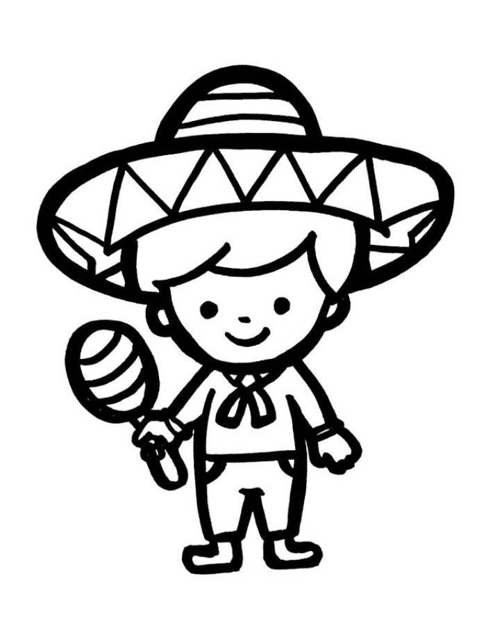 Cinco De Mayo Coloring Pages Free Printable PDF 