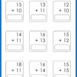 Class 1 Maths Worksheet Printable PDF Template